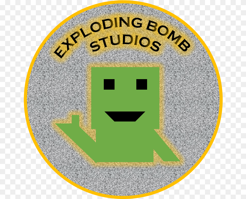 Exploding Bomb Studios Happy, Badge, Logo, Symbol, Disk Free Transparent Png