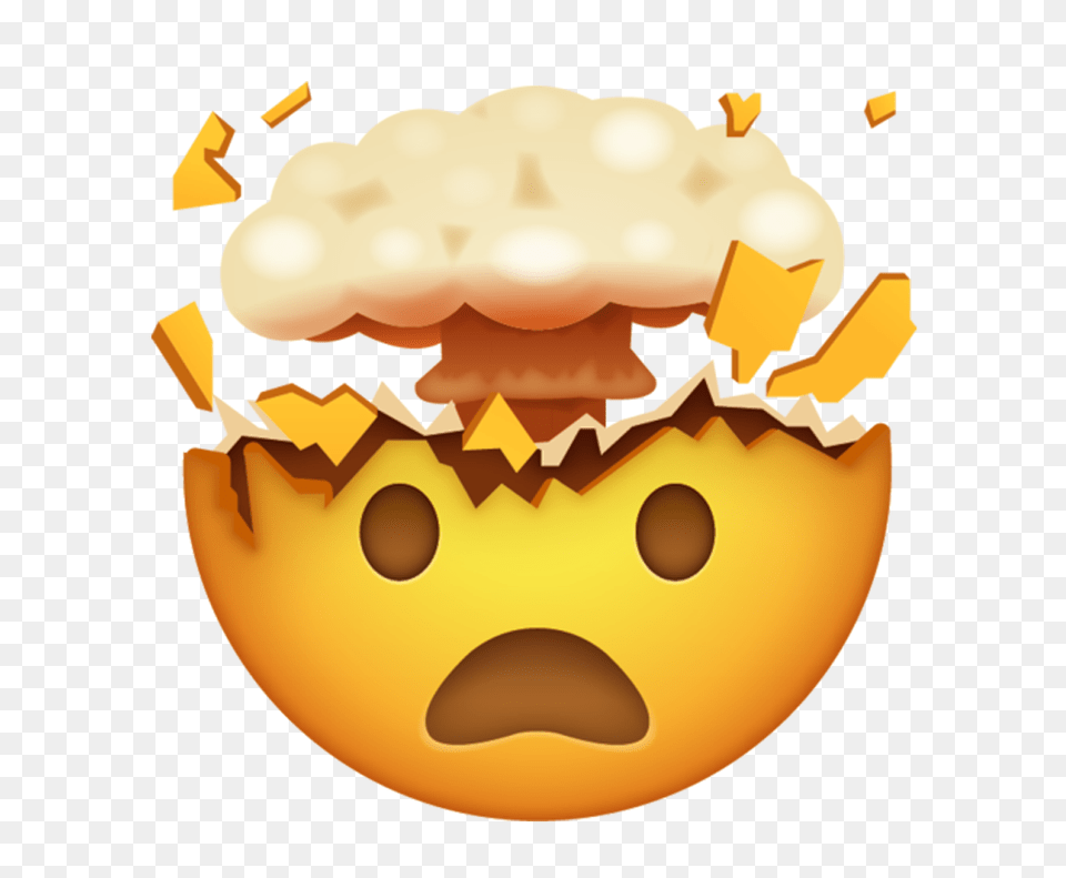 Exploding Face Emoji Exploding Head Emoji, Food, Sweets, Baby, Person Free Png