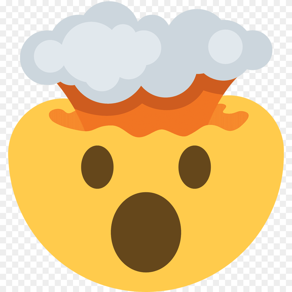 Exploding Head Emoji Clipart Free Png Download