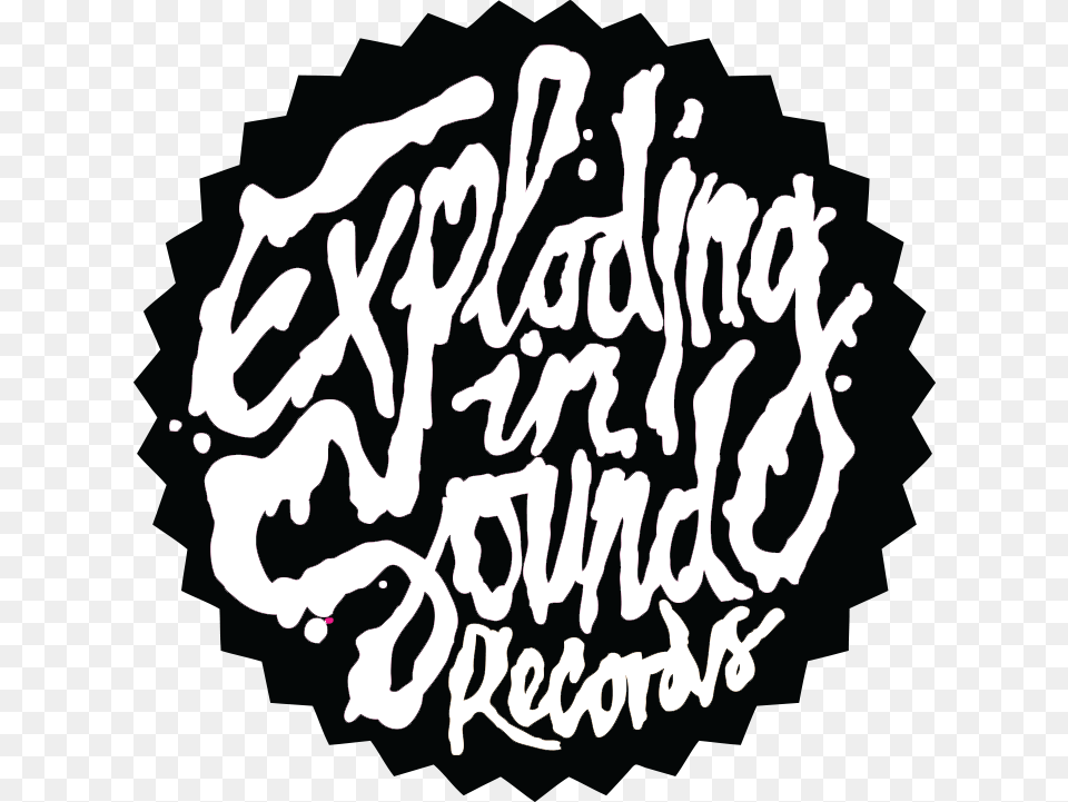 Exploding In Sound Records, Calligraphy, Handwriting, Text Png Image