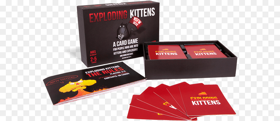 Exploding Kittens Nsfw Editiondraggable False Exploding Kittens Nsfw, Paper, Text, Box, Business Card Free Png Download