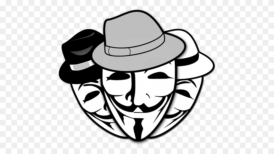 Exploits Revealed Hacker Logo, Clothing, Stencil, Hat, Adult Png