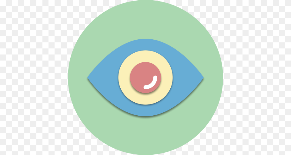 Explore Eye Find Glass Look View Vision Icon, Disk Free Png Download