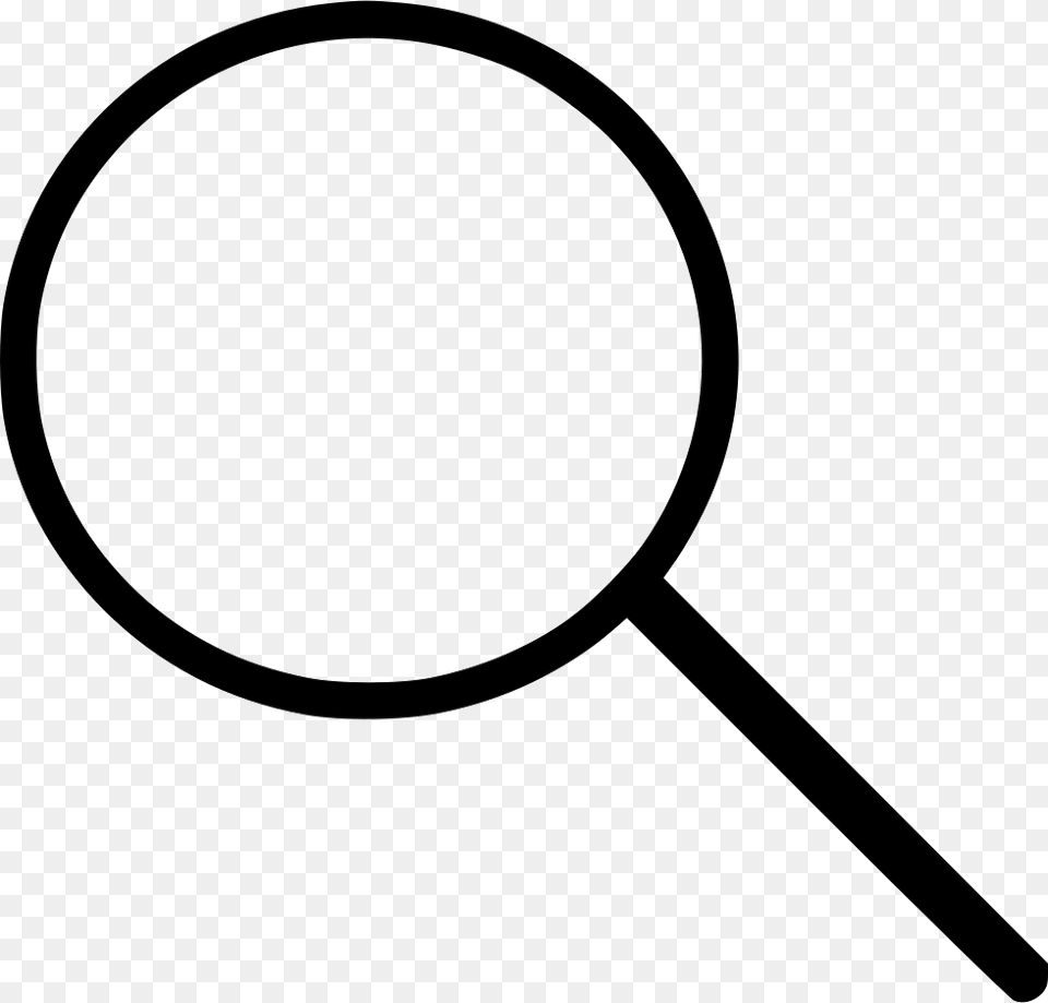 Explore Find Look Magnifier Magnifying Glass Black Png Image