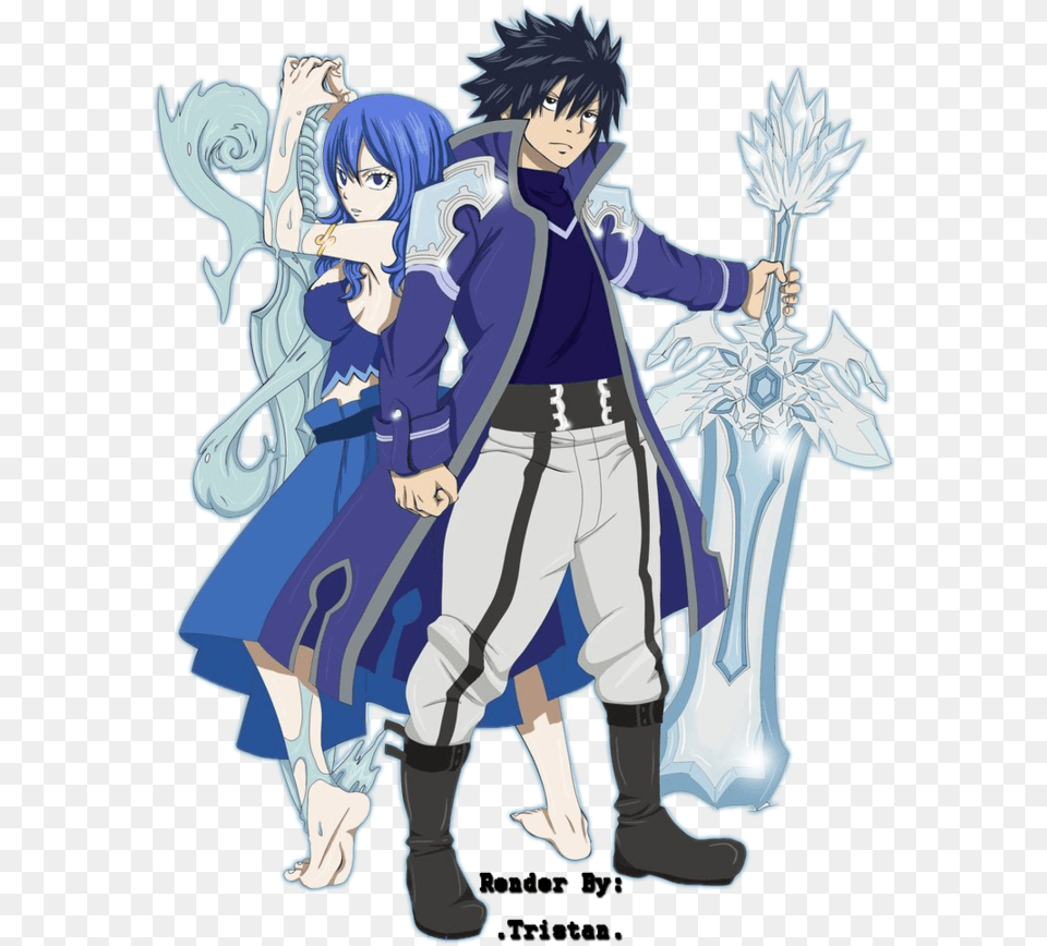 Explore Gray Fairy Tail And More Fairy Tail Gray And Juvia Render, Book, Comics, Publication, Manga Free Transparent Png