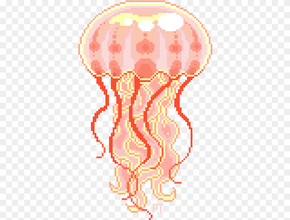 Explore Jellyfish Drawing Vaporwave Art Vaporwave Transparent Jellyfish Pixel, Animal, Invertebrate, Sea Life, Baby Png