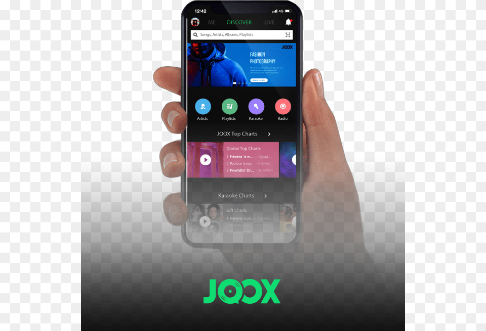 Explore More Music On Joox Now Iphone, Electronics, Mobile Phone, Phone, Adult Free Png Download