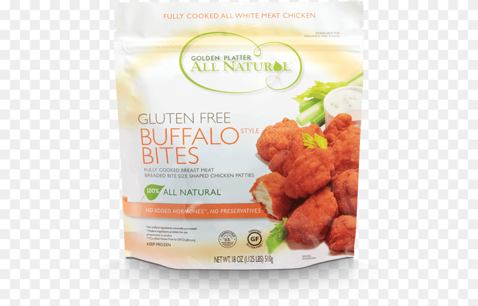Explore Our Delicious Products Gluten Chicken Gluten Buffalo Chicken Nuggets, Food, Fried Chicken, Advertisement, Poster Png Image
