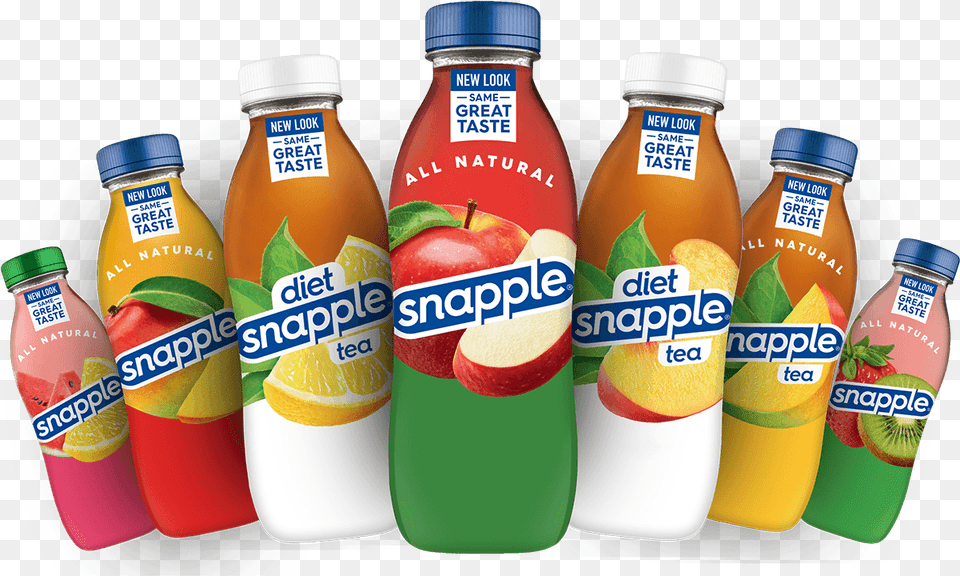 Explore Our New 100 Recycled Plastic Bottles Snapple New Snapple Bottle, Beverage, Juice, Orange Juice, Food Free Png Download