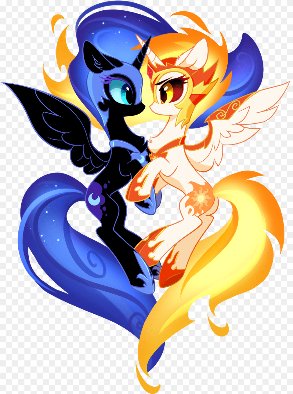 Explore Princess Luna Princess Celestia And More My Little Pony Daybreaker And Nightmare Moon, Art, Baby, Graphics, Person Free Png