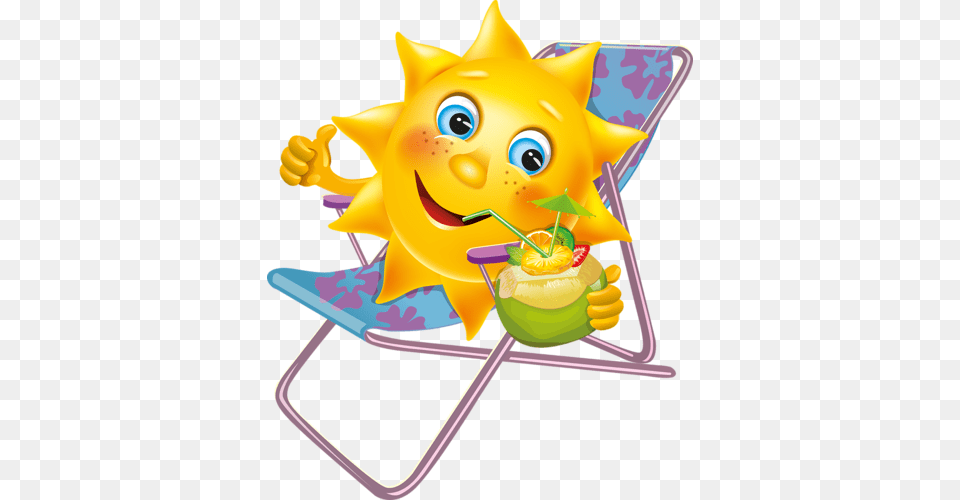 Explore Summer Clipart Hello Sunshine And More Funny Sun, Furniture, Chair Free Transparent Png