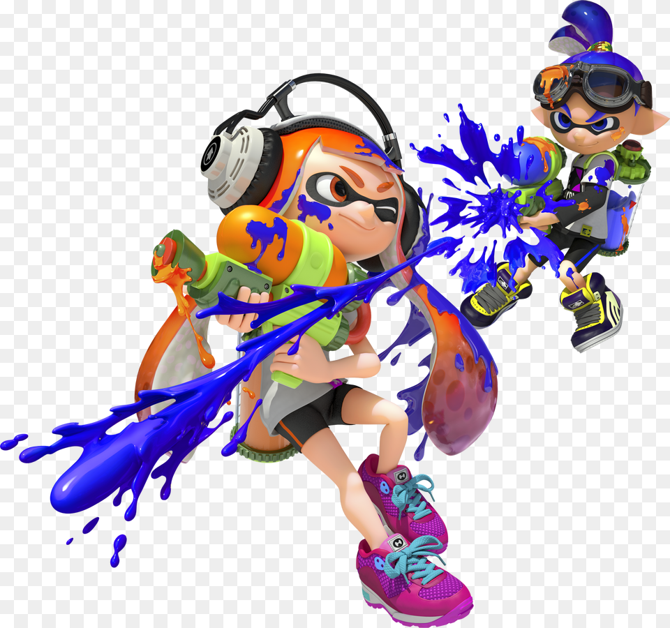 Explore These Ideas And Much More Splatoon Switch Splatoon Inkling Girl Vs Inkling Boy, Baby, Person, Clothing, Footwear Free Transparent Png