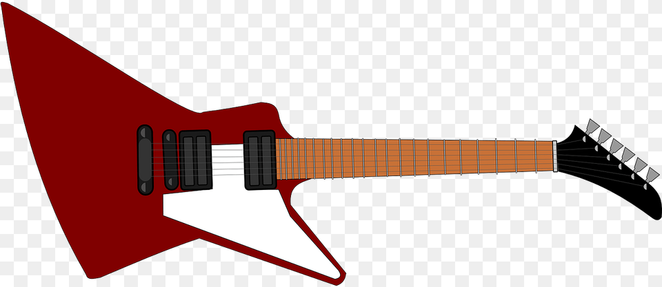 Explorer Guitar Clipart, Electric Guitar, Musical Instrument, Aircraft, Airplane Free Png Download