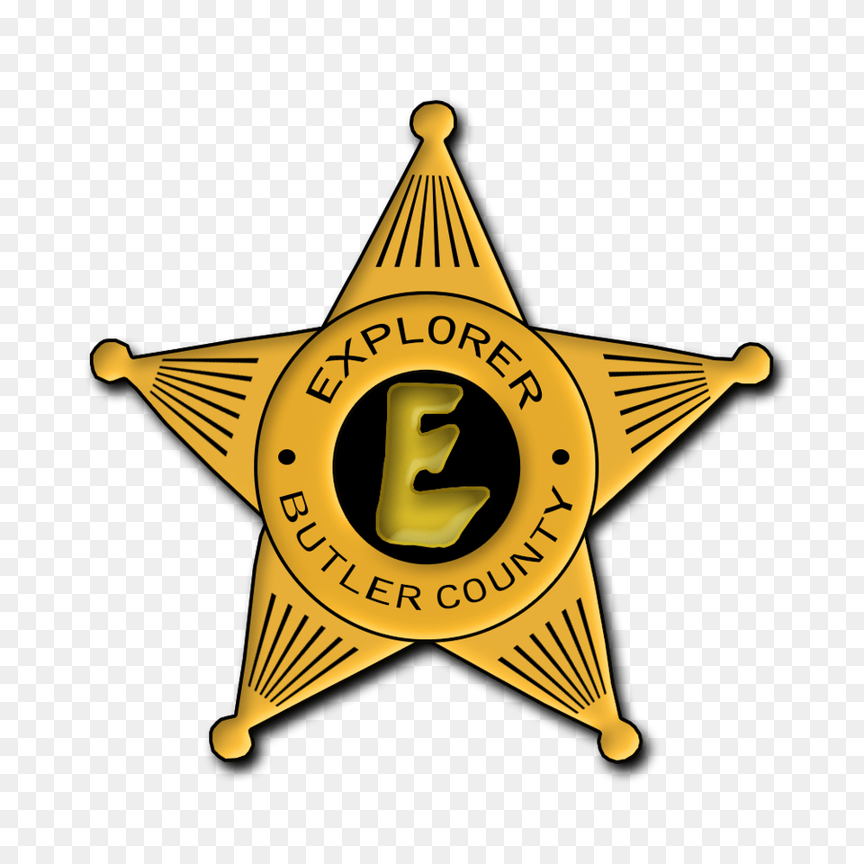 Explorer Posts And Butler County Sheriffs Office, Badge, Logo, Symbol, Aircraft Png Image
