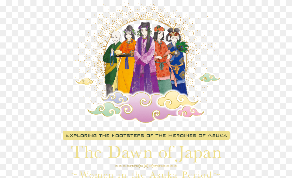Exploring The Footsteps Of Heroines Asuka Japanese Asuka Period, Advertisement, Poster, Adult, Person Png Image