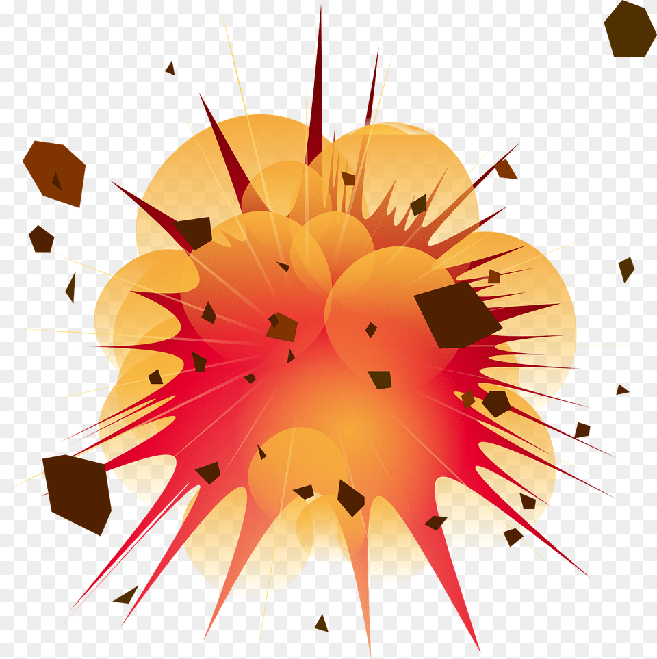 Explosin Detonacin Auge Bomba Dinamita Peligro Bomb Explosion Clipart, Anther, Plant, Graphics, Flower Png Image