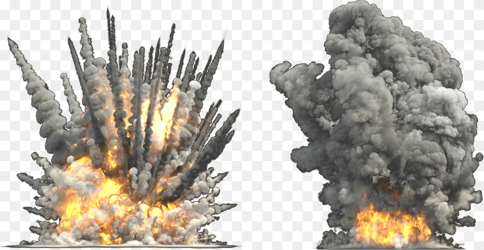 Explosion, Plant, Fire Png Image