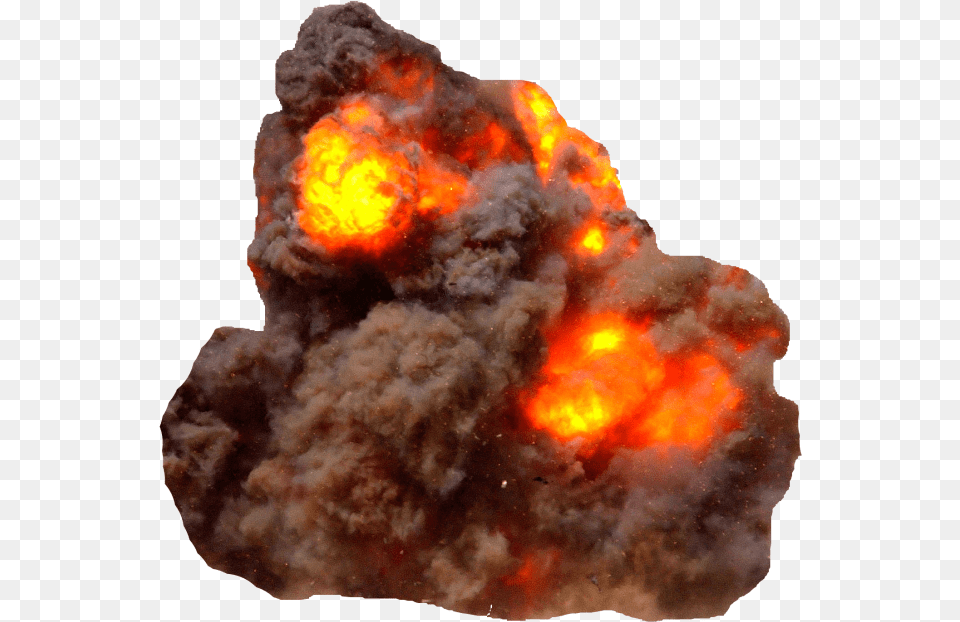 Explosion, Mountain, Nature, Outdoors, Person Png Image