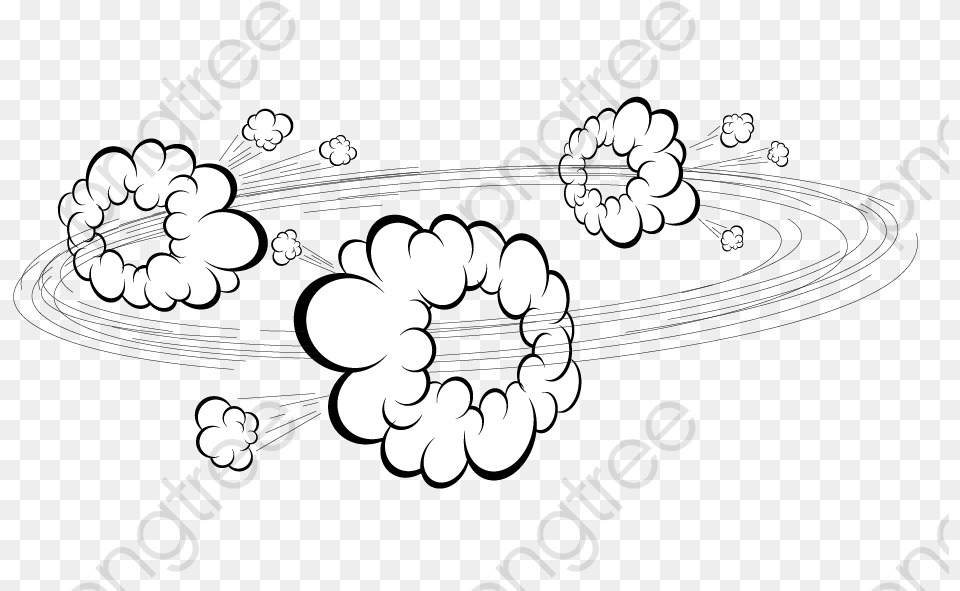 Explosion Cartoon Material Clipart, Art, Floral Design, Graphics, Pattern Png Image