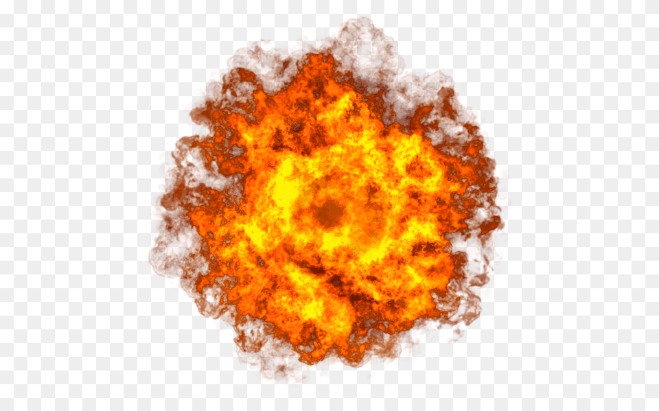 Explosion Circle, Fire, Flame, Bonfire, Outdoors Free Transparent Png