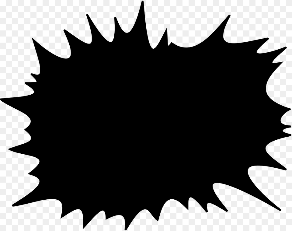 Explosion Clip Art, Gray Free Transparent Png