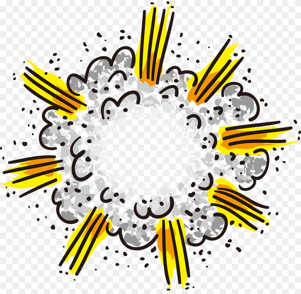 Explosion Clip Art Explosion Wow Vector, Graphics, Nature, Outdoors, Floral Design Free Png Download