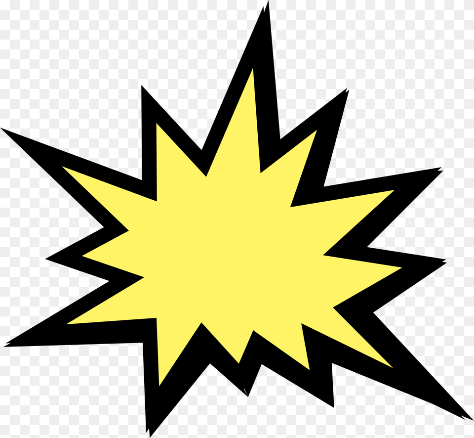 Explosion Clipart At Getdrawings, Star Symbol, Symbol, Leaf, Plant Png
