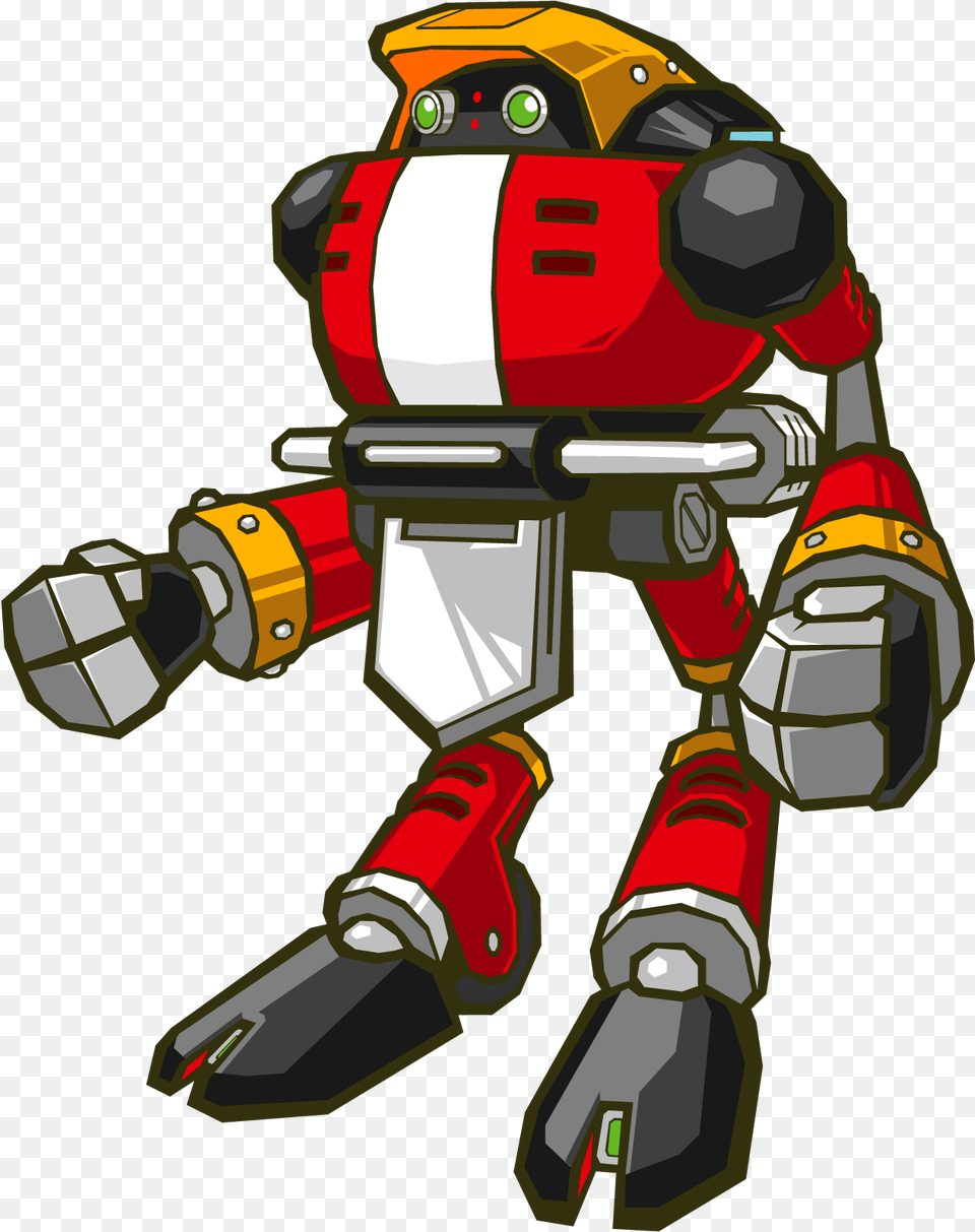 Explosion Clipart Chaos Sonic The Hedgehog Gamma, Robot, Dynamite, Weapon Png Image