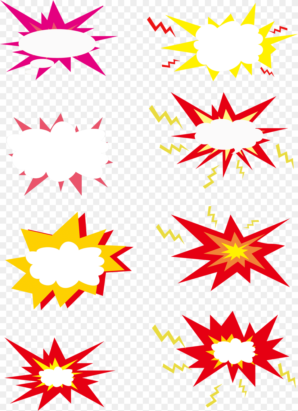 Explosion Clouds Simple Red And Vector Flare, Light, Lighting, Flag Png Image