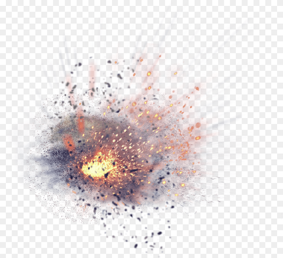 Explosion Debris Flying Debris Explosion, Crystal, Fireworks, Pattern Free Png Download