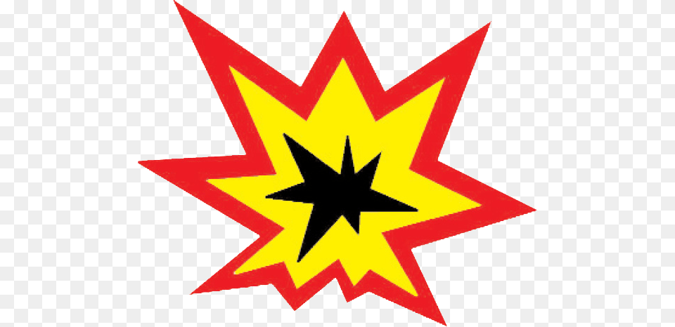 Explosion Dibujo Image, Star Symbol, Symbol, Leaf, Plant Free Png