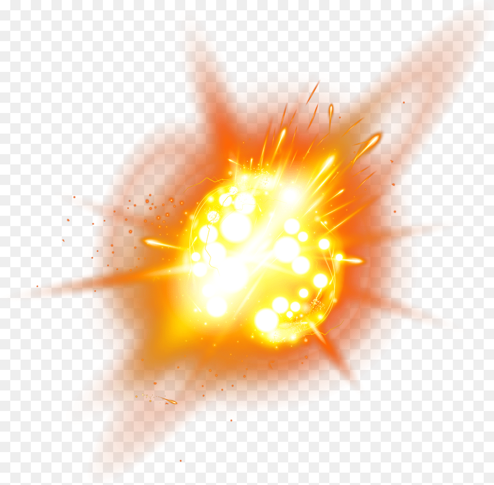 Explosion Download Explosion, Outdoors, Sun, Flare, Light Png Image