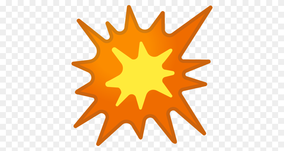 Explosion Emoji Image, Plant, Leaf, Lighting, Star Symbol Free Png