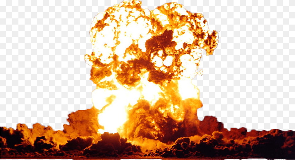 Explosion File Nuclear Explosion, Bonfire, Fire, Flame Png Image