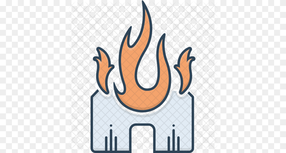 Explosion Fire Icon Illustration Png