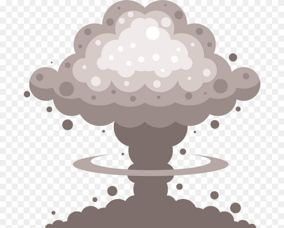 Explosion Mushroom Cloud Clipart Illustration, Nuclear, Fire Png