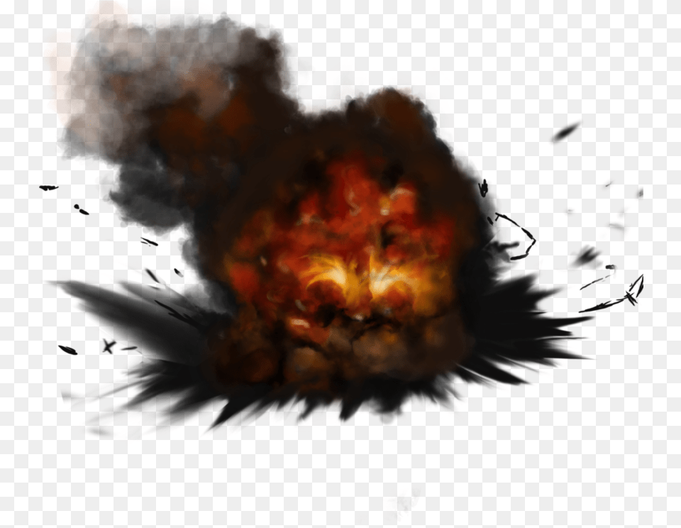 Explosion Photo Bird, Fire, Flame, Pattern Free Png