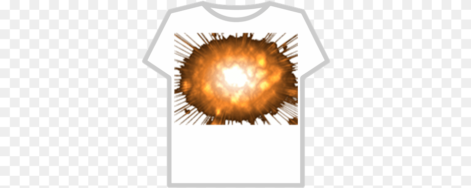 Explosion T Shirt Roblox Musculos, Clothing, T-shirt, Flare, Light Png Image
