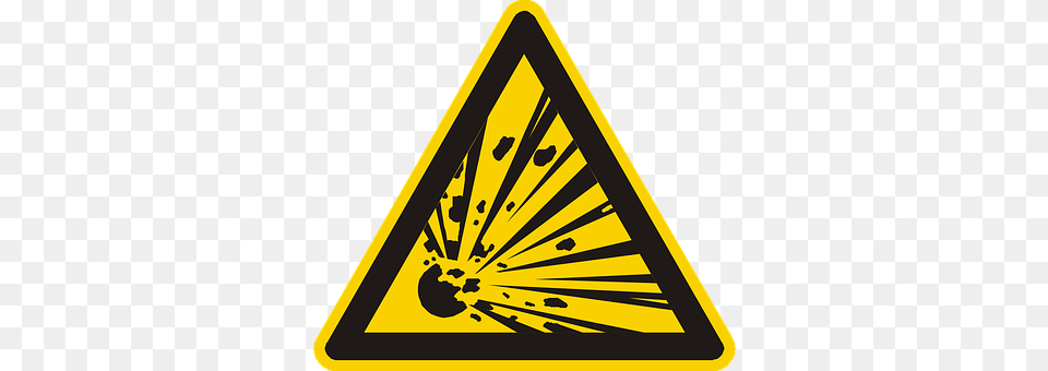 Explosive Sign, Symbol, Triangle, Road Sign Png