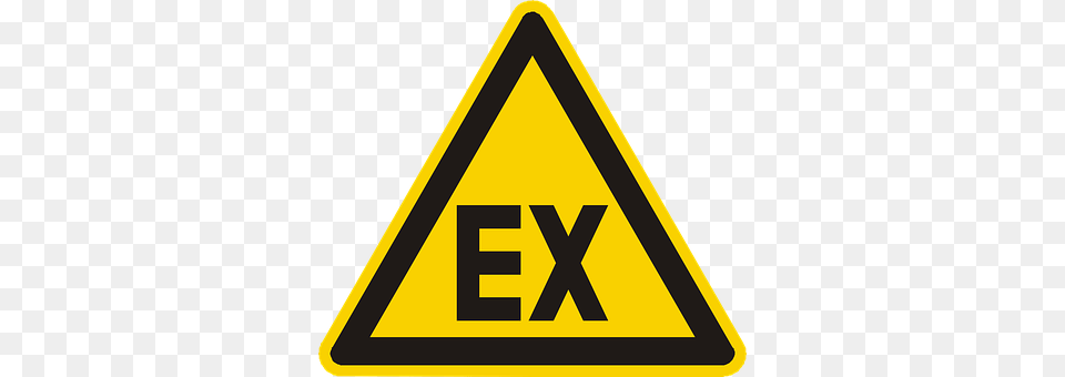 Explosive Atmosphere Sign, Symbol, Road Sign Png Image