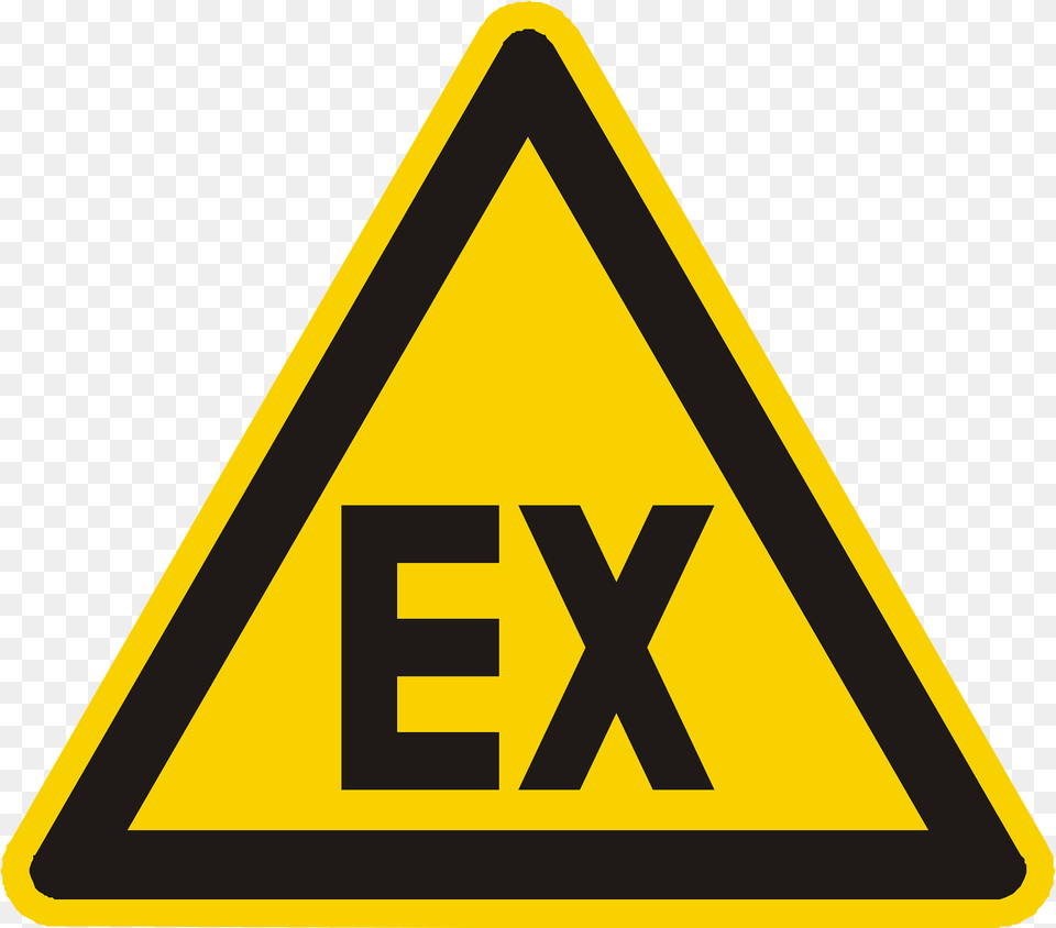 Explosive Atmosphere Clipart, Sign, Symbol, Road Sign Free Png Download