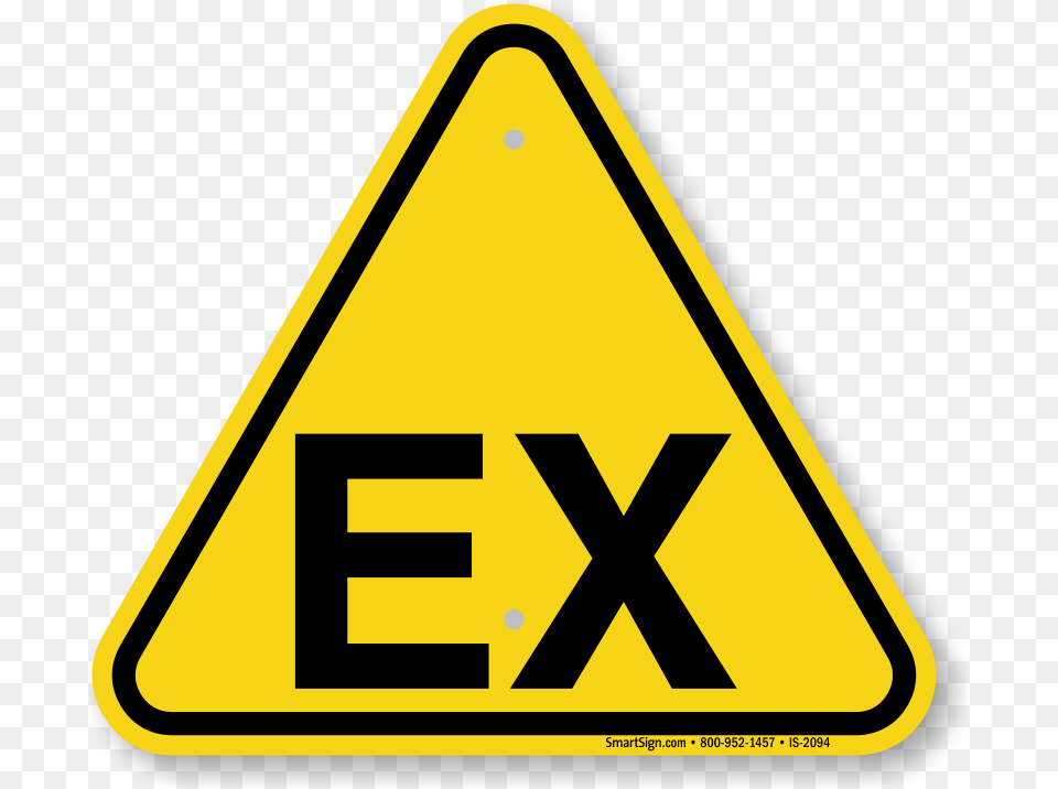 Explosive Atmosphere Warning Symbol Sign Sku Traffic Sign, Road Sign, Gas Pump, Machine, Pump Png Image