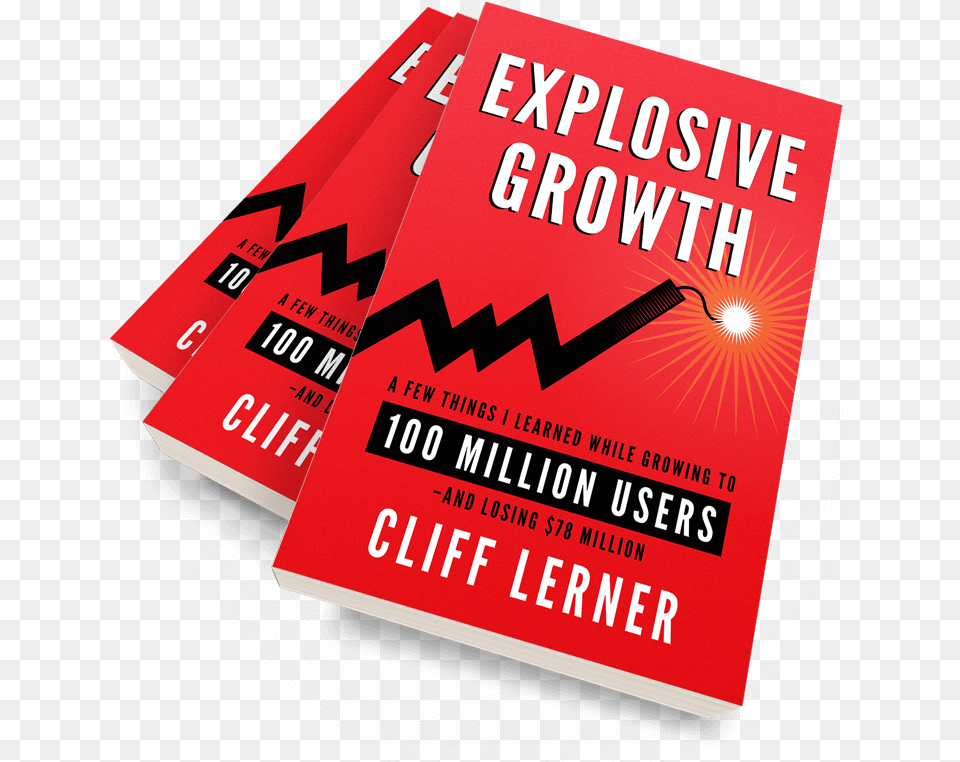 Explosive Growth Cliff Lerner, Advertisement, Book, Poster, Publication Free Png Download