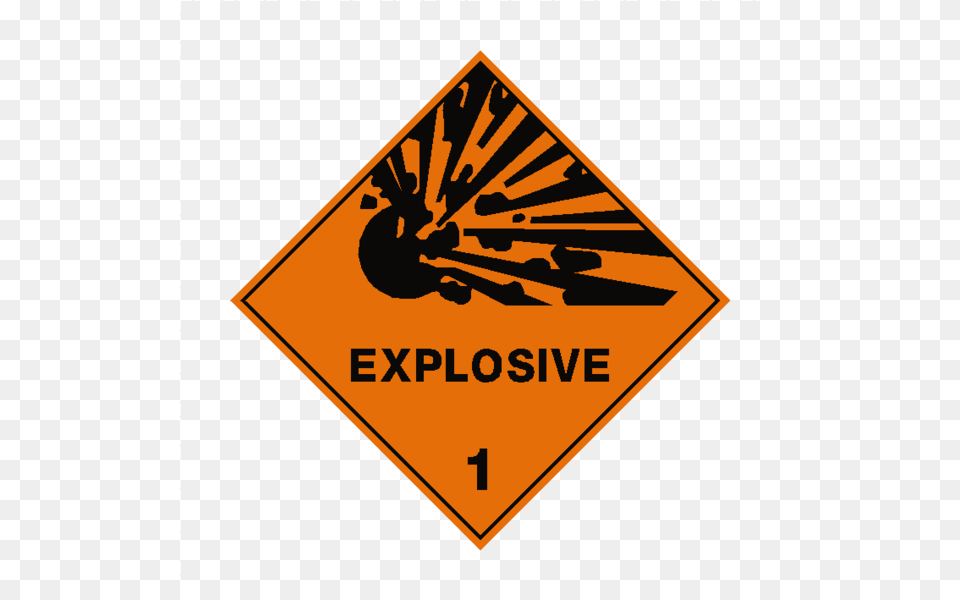 Explosive Sign Photo Explosive 1 Sign Meaning, Symbol, Road Sign Png Image