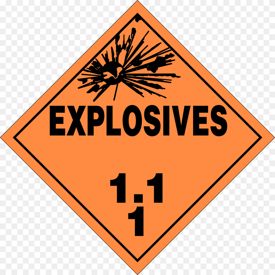 Explosives 12, Sign, Symbol, Road Sign Png