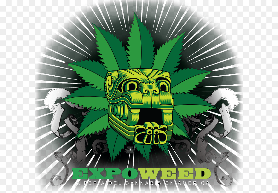 Expo Weed La Feria Del Cannabis En Amrica Illustration, Emblem, Green, Symbol, Architecture Free Transparent Png