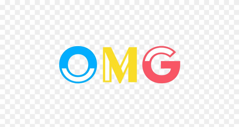 Expression Layer Oh My God Omg Photo Sticker Word Icon, Logo, Light Png