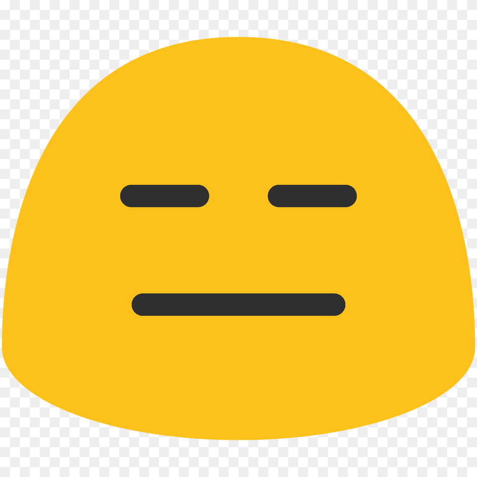 Expressionless Face Emoji Clipart, Cap, Clothing, Hat, Helmet Free Transparent Png