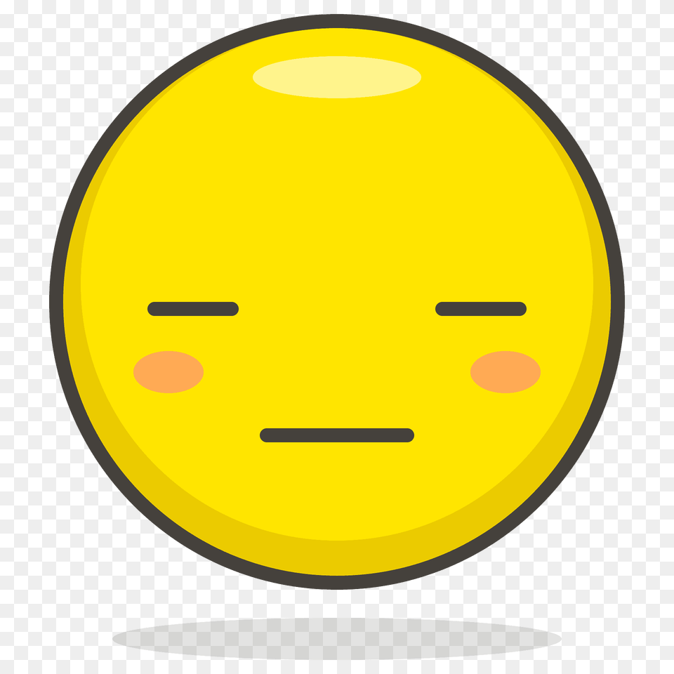 Expressionless Face Emoji Clipart, Egg, Food, Disk Free Transparent Png