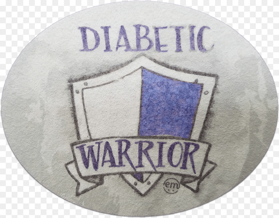 Expressionmed Diabetic Warrior Enliteguardian Tape Badge, Logo, Symbol, Armor, Emblem Free Png